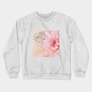 Lady Flower Crewneck Sweatshirt